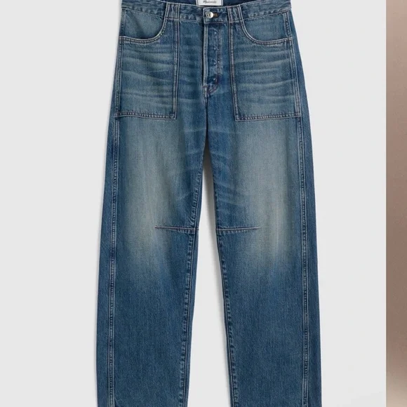 The Petite Darted Barrel Leg Jean by Madewell - Picture 6 of 6